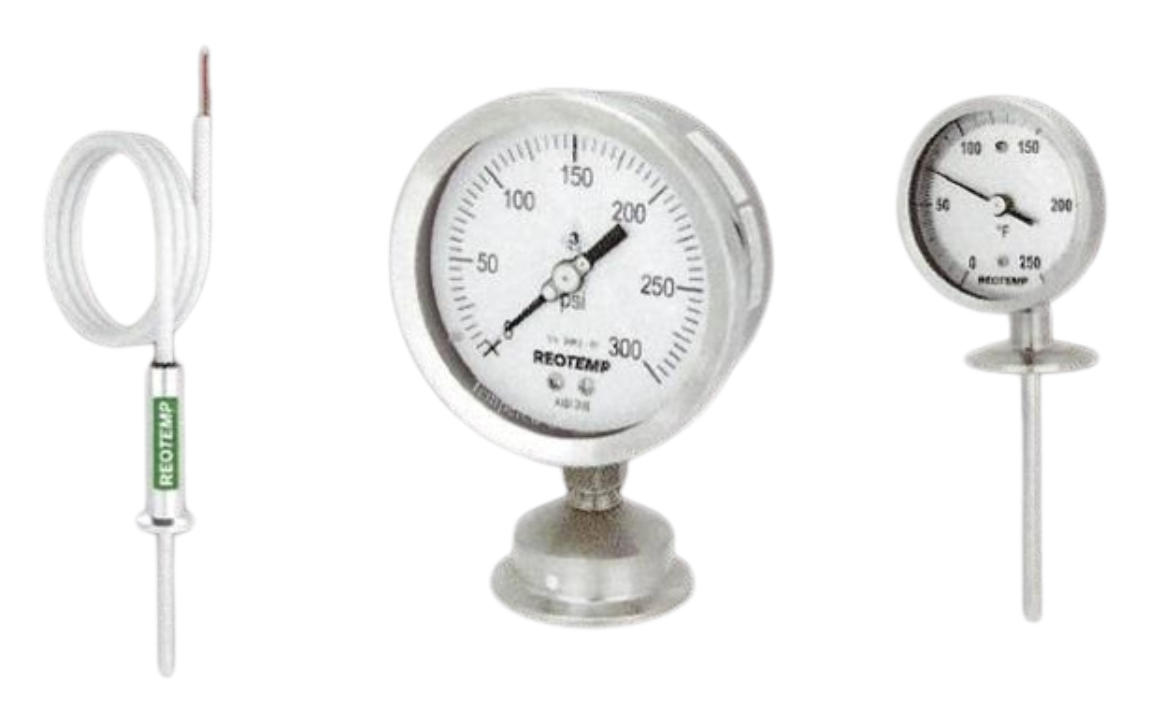 Analog pressure gauge measuring up to 300 psi.